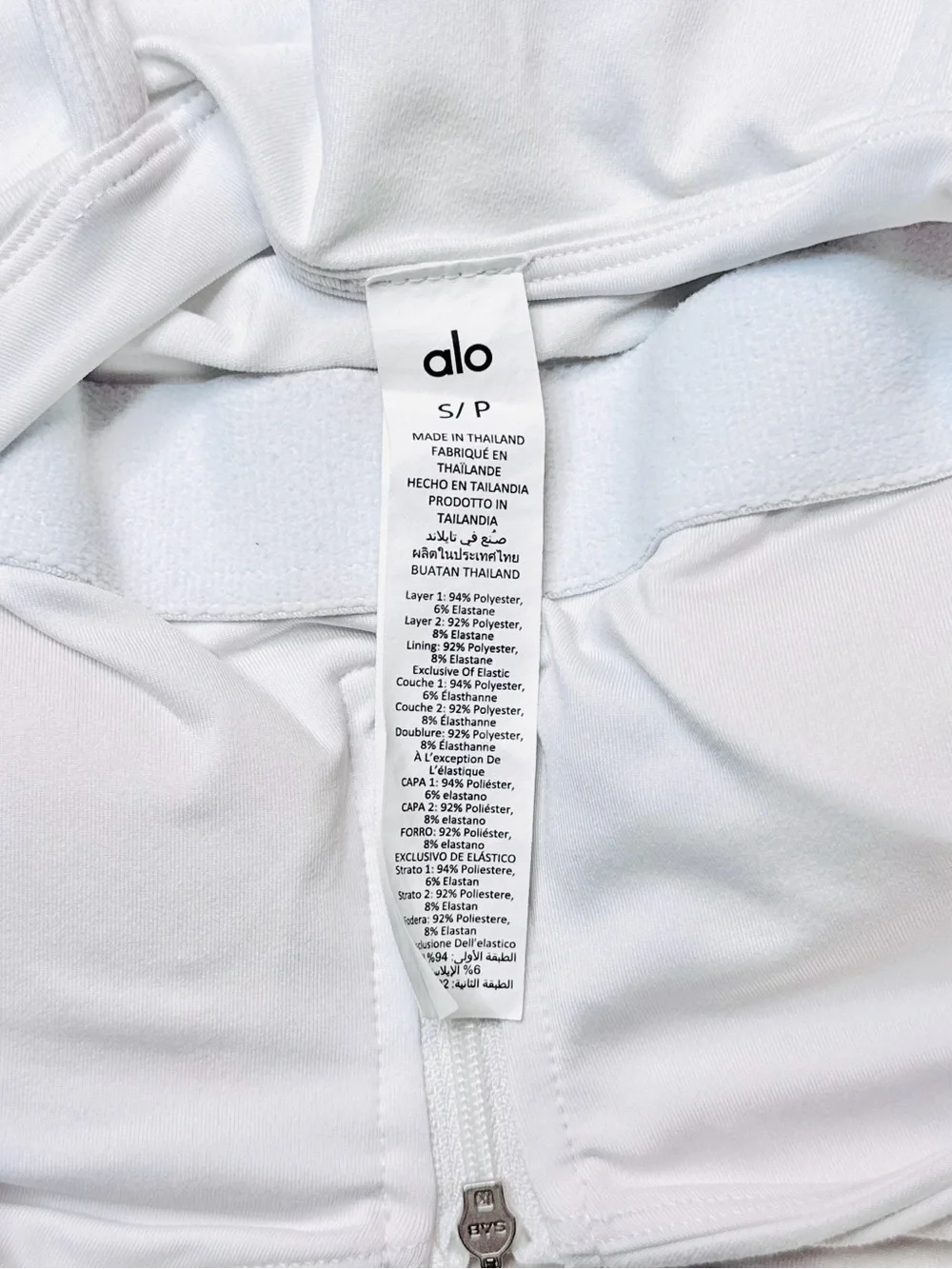 Alo Yoga Alosoft Showcase Tennis Dress Built In Shorts & Bra White Size Small